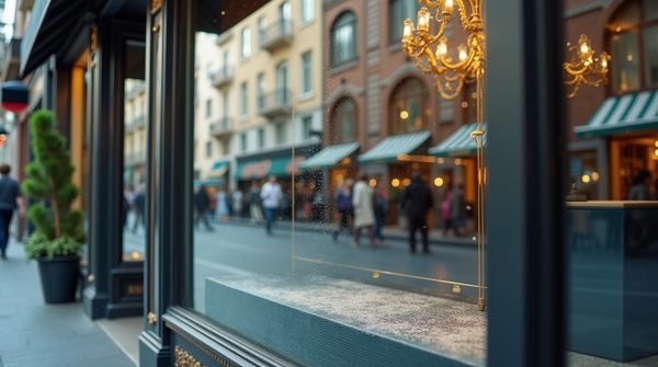 L'importance d'un nettoyage efficace des vitrines de magasin