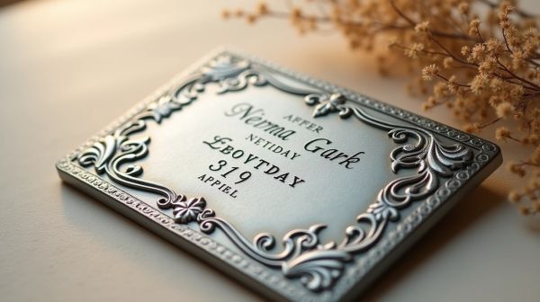 Personnaliser votre plaque funéraire pour un hommage unique